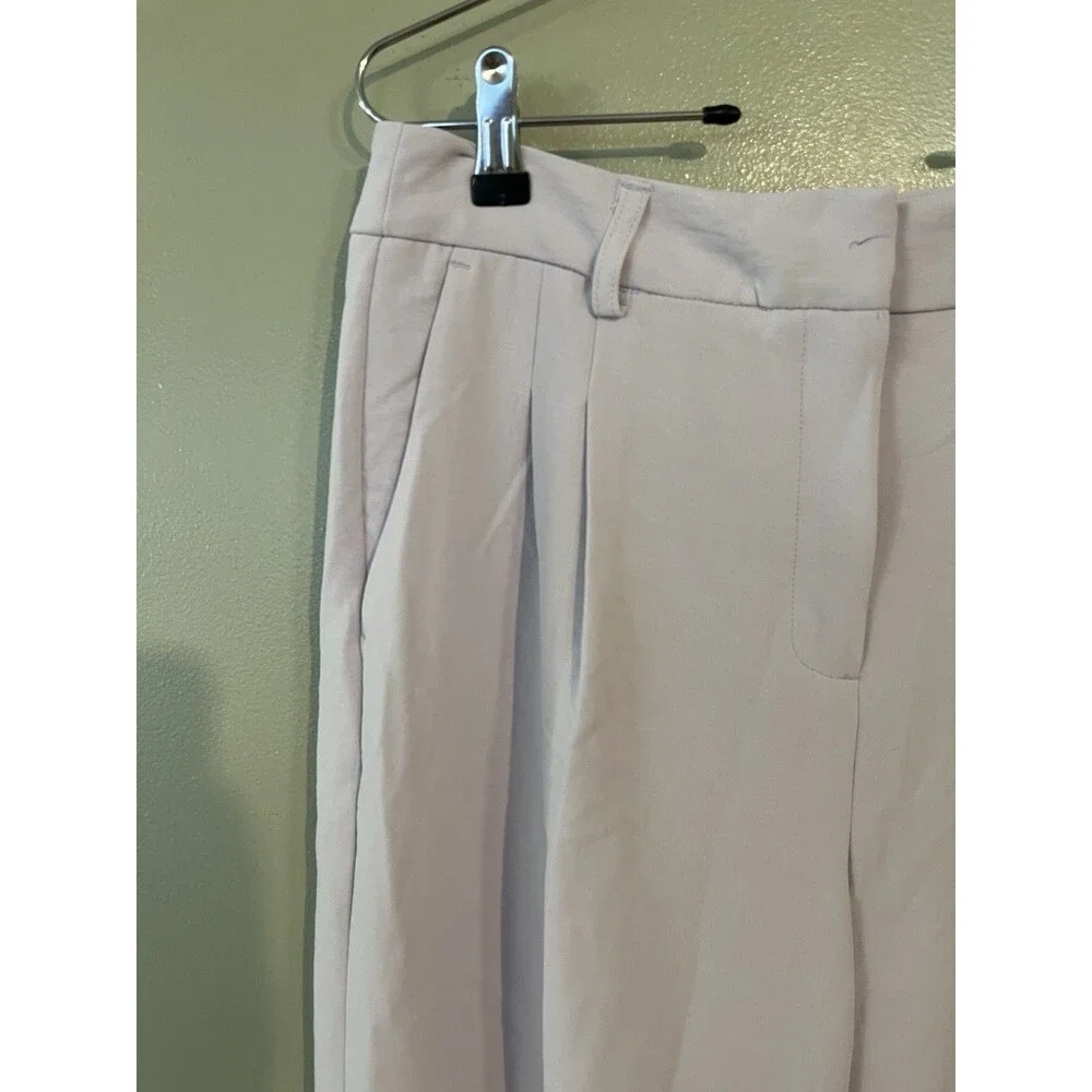 House Of Harlow Womens Wide Leg Pleated Front Dress Pants Lilly Size 6 New
